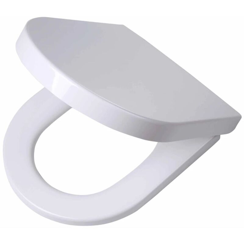 

Asiento de WC de cierre suave Memphis duroplast blanco 252930646 - Blanco - Tiger