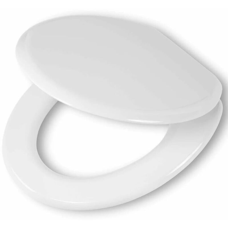 

Asiento de WC de cierre suave Reno MDF blanco 252350646 - Blanco - Tiger