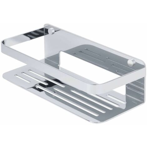 main image of "Tiger Bathroom Basket Caddy Chrome 1400030346 - Silver"