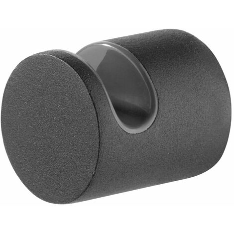 Tiger Bold Gancio, Acciaio Inox, Nero, 2,9 x 2,9 x 3,5 cm