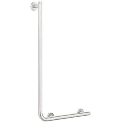 Tiger Boston Comfort & Safety Maniglione di Sicurezza - Sinistra 90°, Acciaio (Inox Spazzolato), 42,6 x 70 x 7 cm