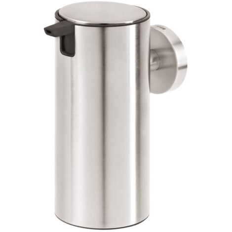 Tiger Boston Dispenser per Sapone Liquido, ABS, Acciaio (Inox Spazzolato), 6.5 x 14.5 x 10.8 cm