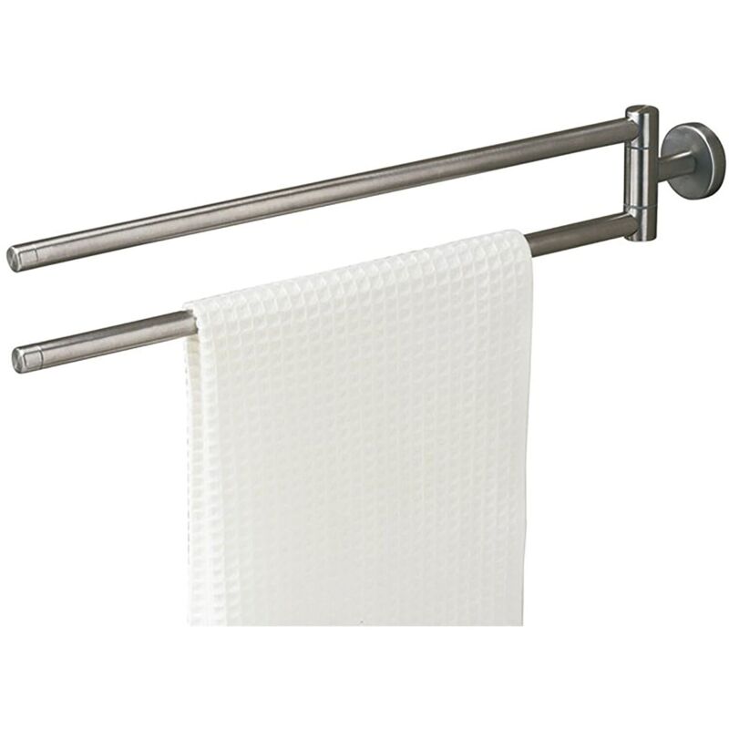 Tiger Handtuchhalter 2 Armig Wand Boston, Handtuchstange Zweiarmig Zum Bohren, Edelstahl Gebürstet