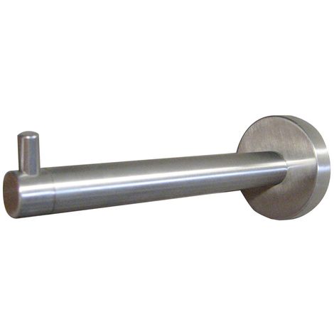 Tiger Boston Portarotolo di riserva, Acciaio Inox Spazzolato, 5x5x14 cm