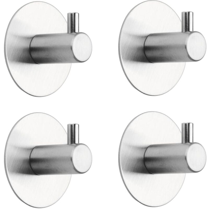 

Tiger Ganchos 4 unidades Rhino acero inoxidable - Plateado
