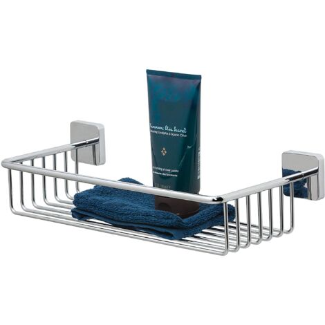 Tiger Onu Cestello Doccia, Acciaio Inox, Cromato, 35,8 x 8,4 x 14,5 cm