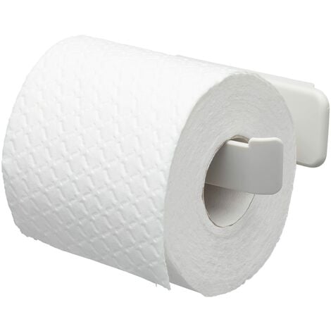 Porta-carta igienica bianco intrecciato H 47 cm