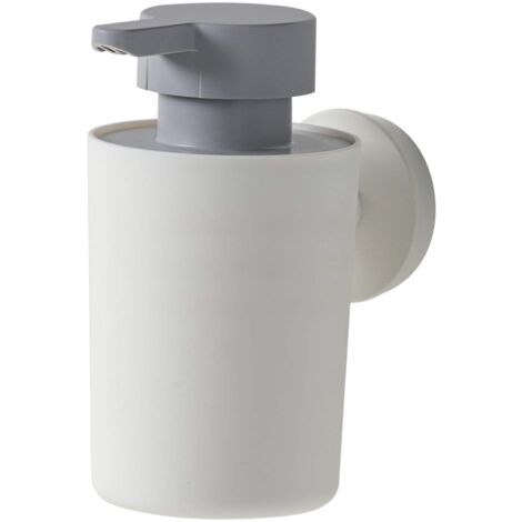 Tiger Urban Dispenser per Sapone Liquido, Acciaio Inox, ABS, Bianco, 6.8 x 12.3 x 10.5 cm