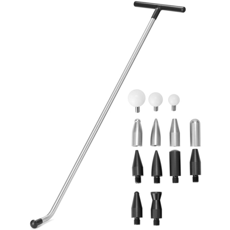 Lifcausal - Tiges de débosselage pour voiture, pieds-de-biche, kits d'outils de réparation de bosses sans peinture, outils de service de réparation
