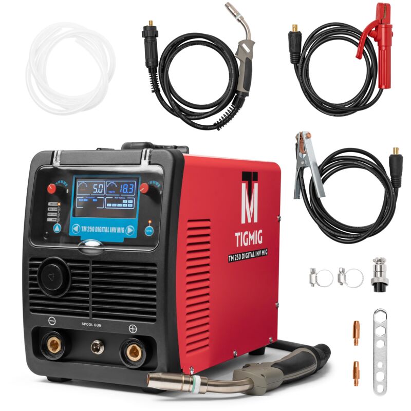 Machine à souder synergic Inverter 220A dc mig/mag - Tigmig