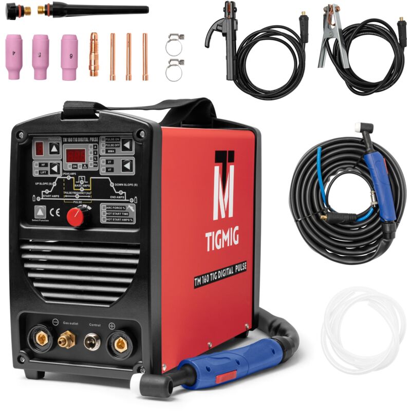 TIGMIG Saldatrice Inverter DC & PULSE TIG e DC