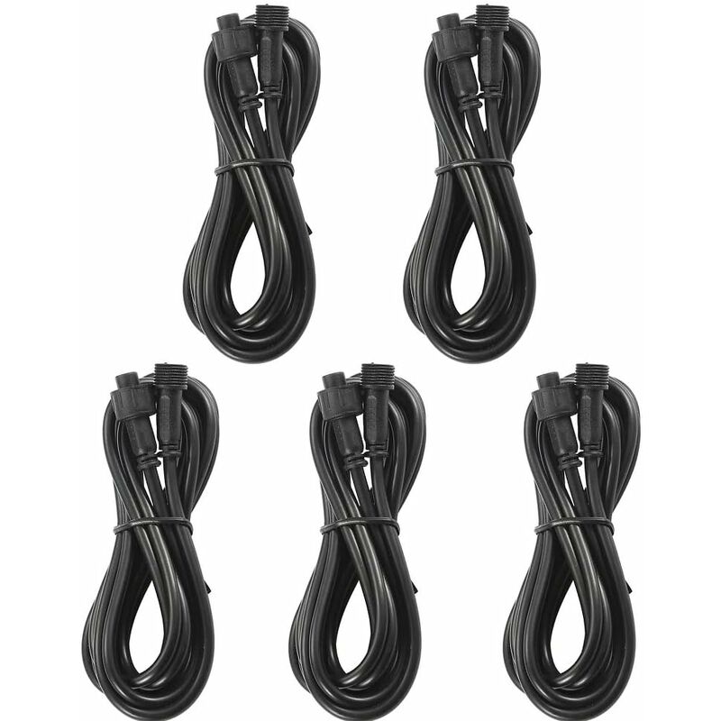 10 pcs 1M 2Pin Câble d'extension IP67 résistant à l'eau pour lampes led Couleu rgb Spot Led Eclairage extérieur Spot - Tigrezy