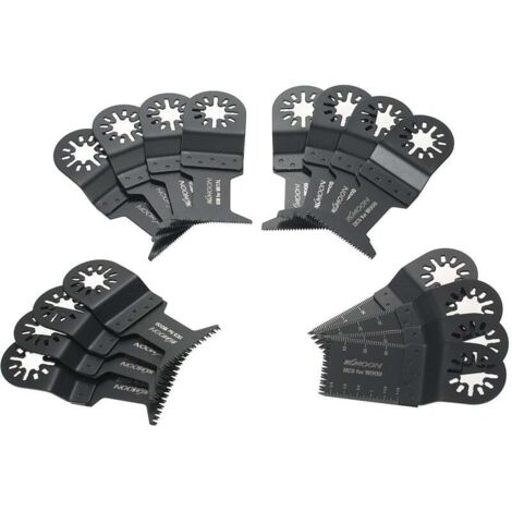 Tigrezy 16-teiliges Mix-Set für oszillierende Sägeblätter, Multi-Tool-Webs für