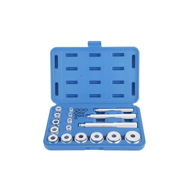 Tigrezy - 17pcs Wheel Bearing Tool Kit Pressure Element Bearing Puller Tool for Assembly and Reconditioning