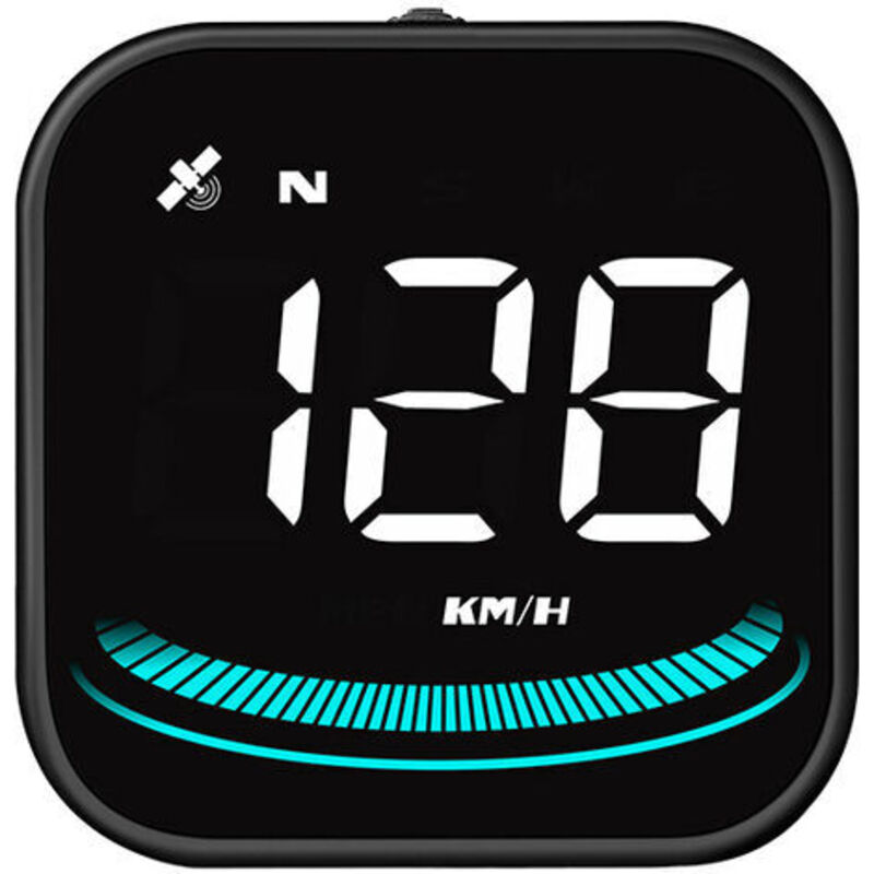 Tigrezy - 2.2' Compteur de Vitesse hud pour Voiture - Affichage Universel du Pare-Brise mph/kmh - Indicateur de Vitesse numérique - Détecteur de