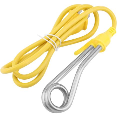 Tigrezy 220V 600W Tauchsieder, Mini-Reiseheizkessel-Set, Heizkomponente zum Erhitzen von Trinkwasser, Badewasser