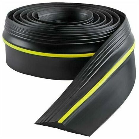 Tigrezy 3m Joint de seuil de porte de garage, seuil porte garage, joint porte garage, caoutchouc de remplacement de coupe-froid de bricolage