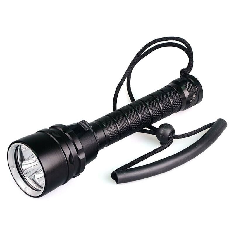 BigMac Cree L2 led Diving Flashlight 100M Submarine Waterproof Rechargeable Battery Light and Charger Included - Tigrezy