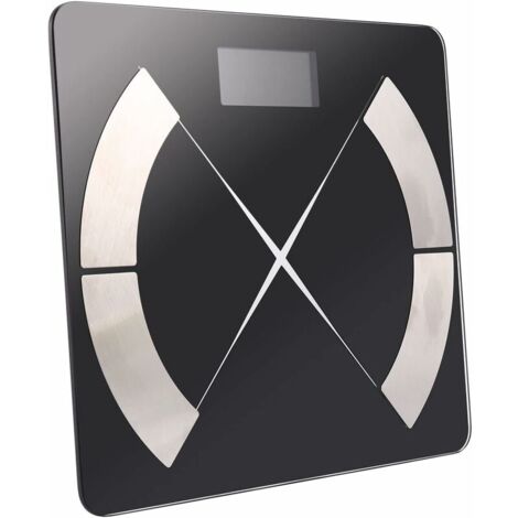 GABRIELLE Tigrezy-Black Body Weight Scale, Bathroom Scale with Muscle Weighing Composition Analyzer
