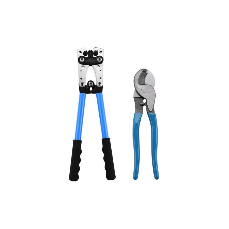 Crimping pliers kit with clamp cable and cable ties - Tigrezy