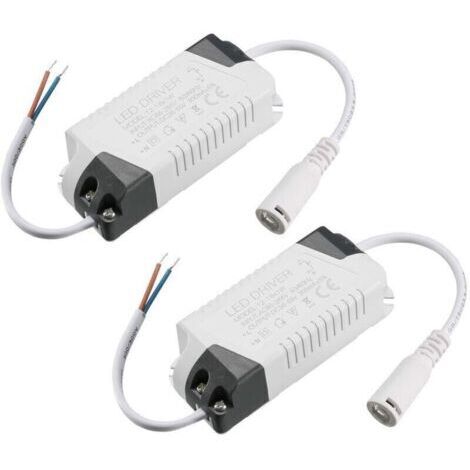 Tigrezy – Driver LED 12-18W courant constant 300mA – Transformateur 36-65V DC – Alimentation externe pour plafonnier – Lot de 2