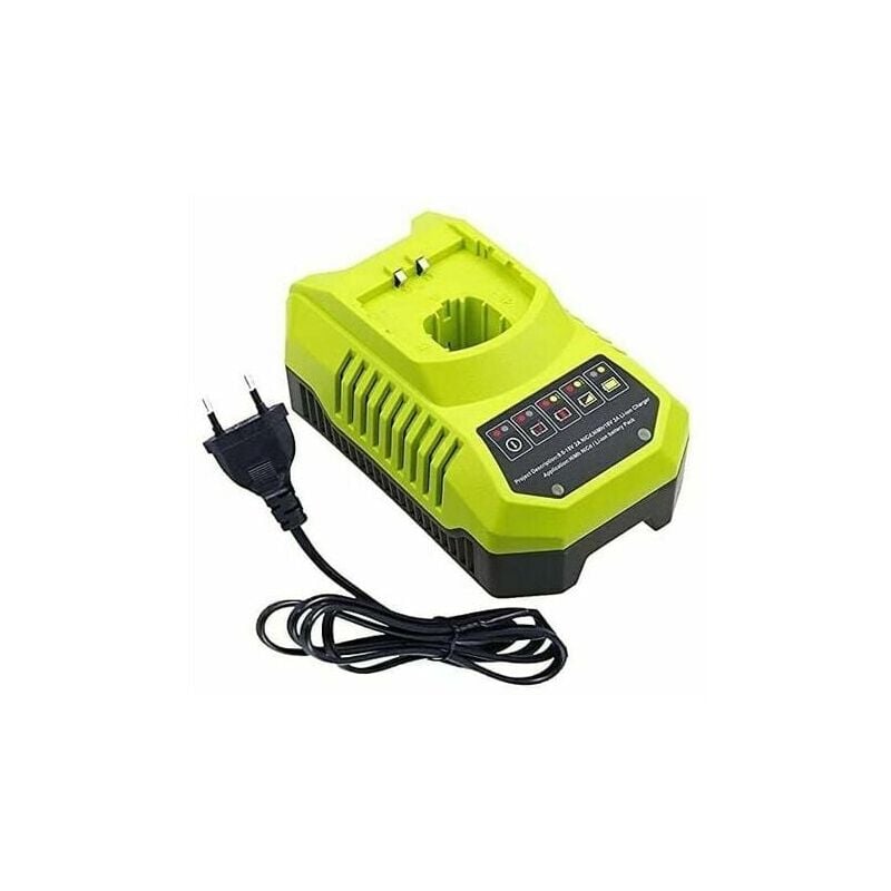 Tigrezy - For Ryobi P117 P118 P118 Charger for Ryobi one 9.6 V-18V Lithium Ion NiMH Battery P100 P102 P103 P104 P105 P107 P108 P109 18 Volt One +