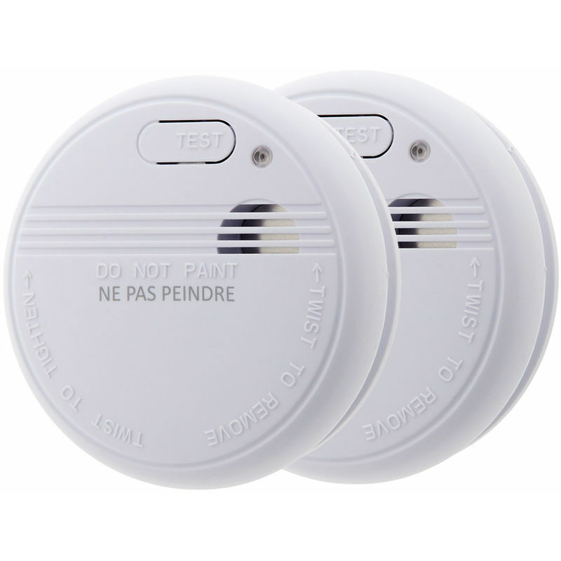 Lot de 2x détecteurs de fumée nf - Tigrezy