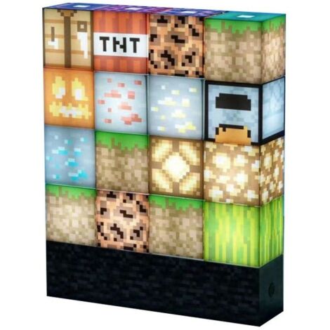 Tigrezy Minecraft Night Light Creatives Épissage de nouveauté
