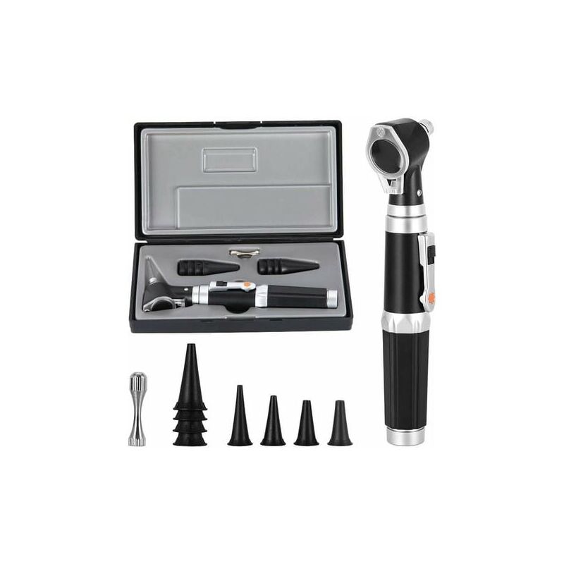 Tigrezy -Mini Otoscope Oreille,Grossissement Diagnostic Inspection Scope de l'oreille avec LED Illumination Directe Oreille Outil Sain pour Médecins
