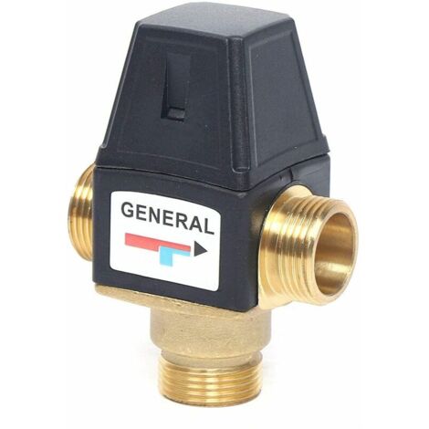Tigrezy Mitigeur 3 voies eau froide/chaude mitigeur thermostatique eau sanitaire