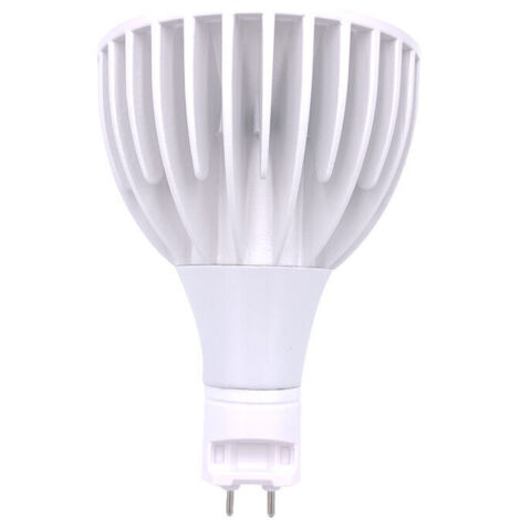 Tigrezy Projecteur de lampe de galle de haricot LED G12 40W 100-277V adapté au projecteur de rail de magasin de vêtements-blanc chaud 3000K