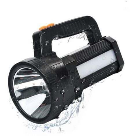 Tigrezy – Ultrastarke LED-Taschenlampe, 7200 mAh/6000 Lumen, wiederaufladbare Taschenlampe, IPX4 wasserdicht, 6 USB-Taschenlampenmodi für Camping/Wandern/Notfall/Stromausfall