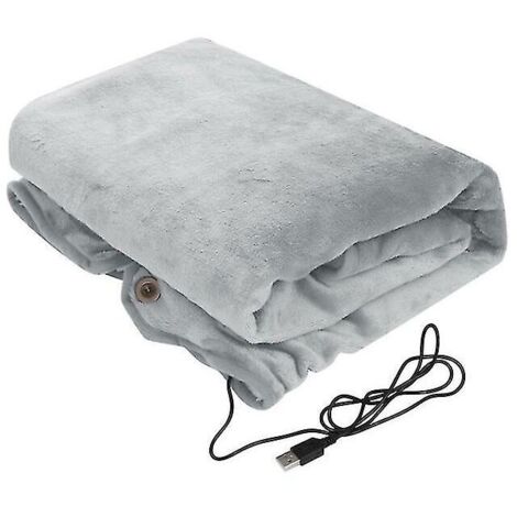 Tigrezy -Usb Chauffage Électrique Réchauffement Châle Lap Couverture Chauffante Jeter Couverture Chaude Maison