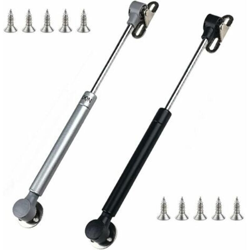 Tigrezy Vérin à Gaz 2PCS 100N Verin Hydraulique Ressort Amortisseurs à Gaz Bras Pneumatique Vérins