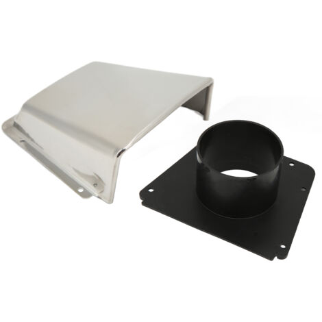 Tihebeyan Couvercle D'aération Marin, Ventilateur de Capot D'admission Marin Robuste en Acier Inoxydable 304 avec Base en Nylon pour Garder Les Cales sans Odeur pour Les Bateaux et Les.