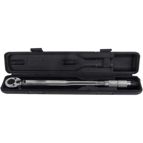 Tihebeyan Torque Corque 1/2 Pouces Couple de Couple Click Clicable Réglable 28-210 NM Bi-Direction avec Manche en Acier en Alliage pour Outils de Réparation de Voiture Applications Mécaniques (Pas.