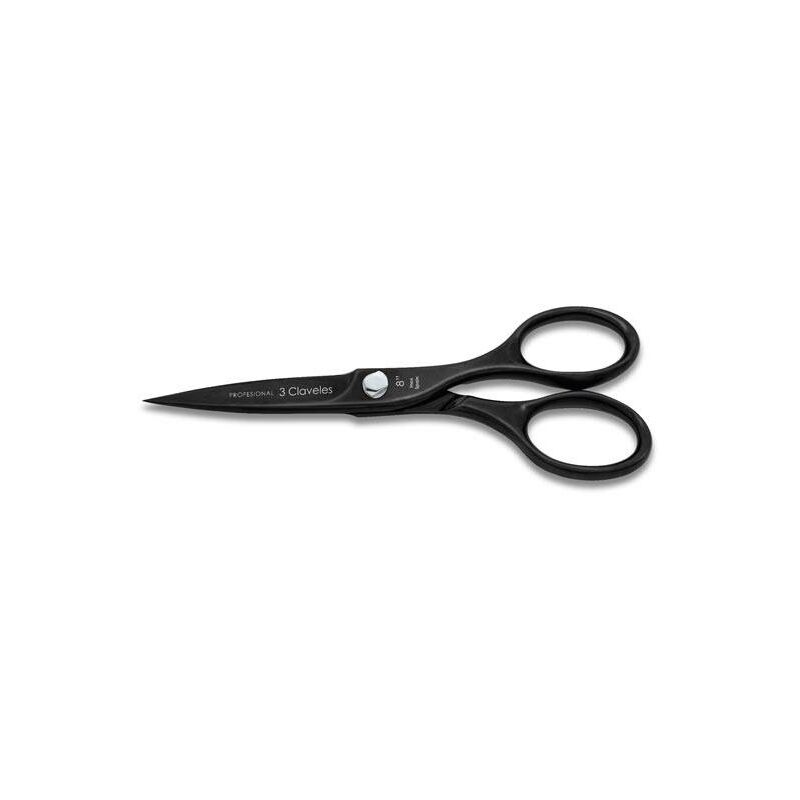 

Tijera de cocina 3 Claveles inoxidable 8" negra