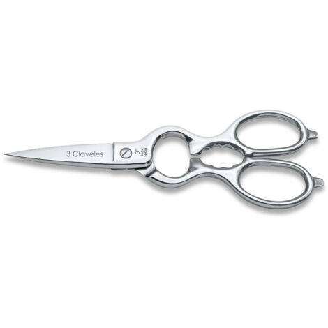 TIJERA COCINA VARIOS USOS INOX 8 E 3C - 3 CLAVELES