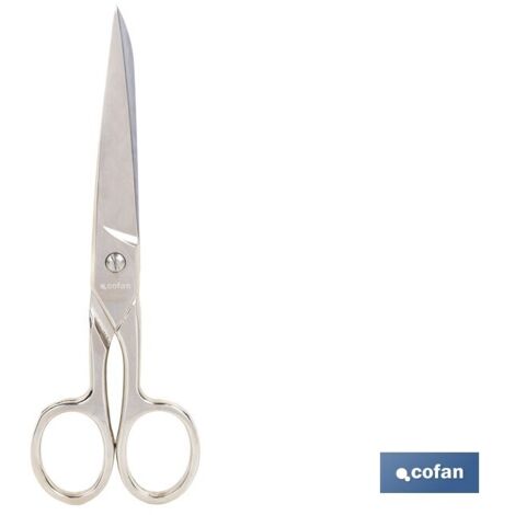 Tijera de costura fabricada en acero al carbono forjado de 15cm
