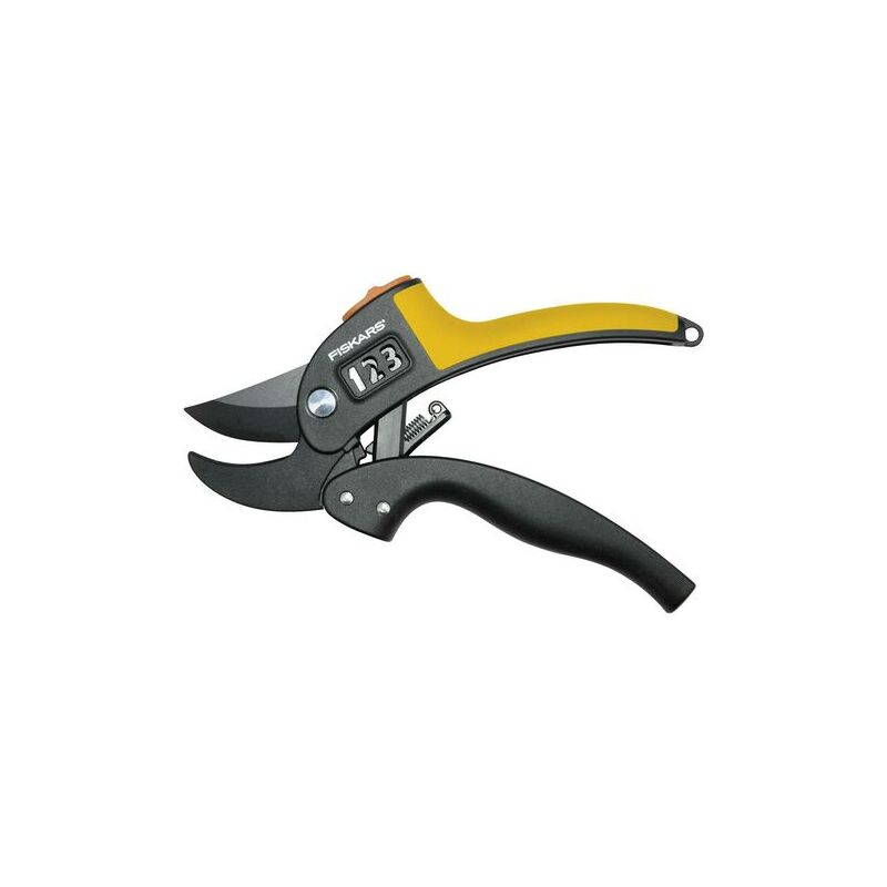 

Tijeras de podar con yunque para madera seca y dura, Diámetro de corte: 2,4 cm, Cuchillas de acero de alta calidad con cubierta antiadherente,