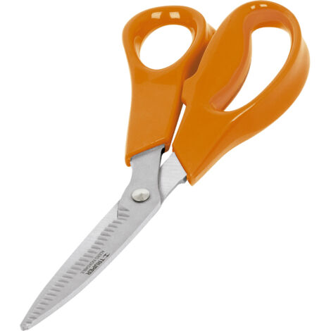Tijera multiusos con filo dentado - 20 cm
