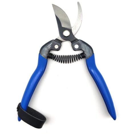 TIJERA RECOLECCION M/AZUL CURVA M120