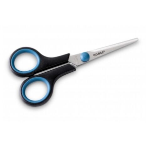 Tijeras de agarre cómodo con mango suave de goma para zurdos.
Características:
-Acero especial templado inoxidable para tijeras para una larga vida út
