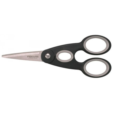 Tijeras de cocina 2 en 1 - 1003034 noir - fiskars -