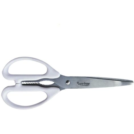 Tijeras de cocina Supreme 23 cm acero inoxidable abrebotellas cascanueces
