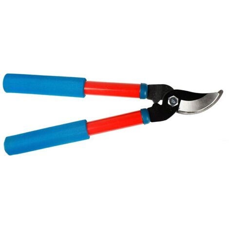 Tijeras de podar bypass para jardín, diámetro de 18 mm, dos manos, 37 cm