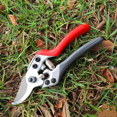 Tijeras de podar manuales de acero, tijeras de jardín que facilitan el trabajo.