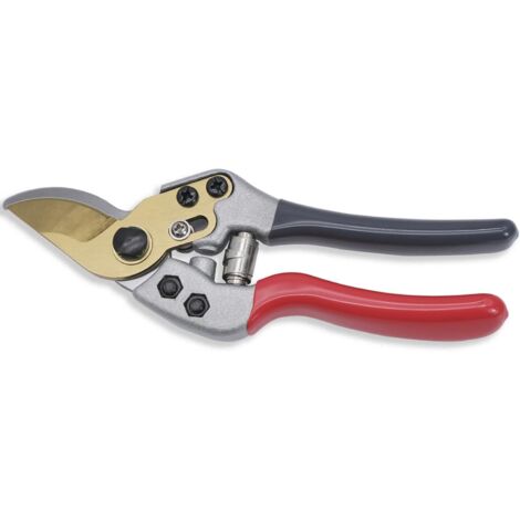 Tijeras de podar profesionales con hoja de acero SK5 de 20 cm - Recubrimiento antiadherente - Para podar ramas