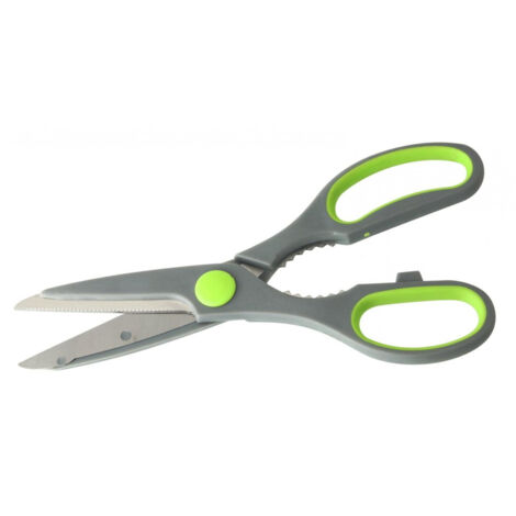 Tijeras FACKELMANN con abrebotellas 21cm Nirosta