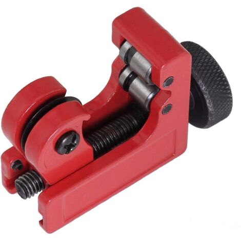 Tijeras Micro CT-128 para tubos de aluminio y plástico de pared delgada, resistentes, con cuchilla de latón (tamaño: 3-22 mm)